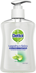 Dettol Antybakteryjne Mydło do rąk w płynie Delikatny Aloes