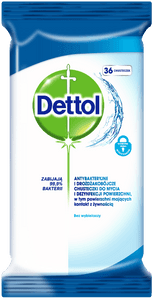 Dettol Chusteczki Antybakteryjne Original 